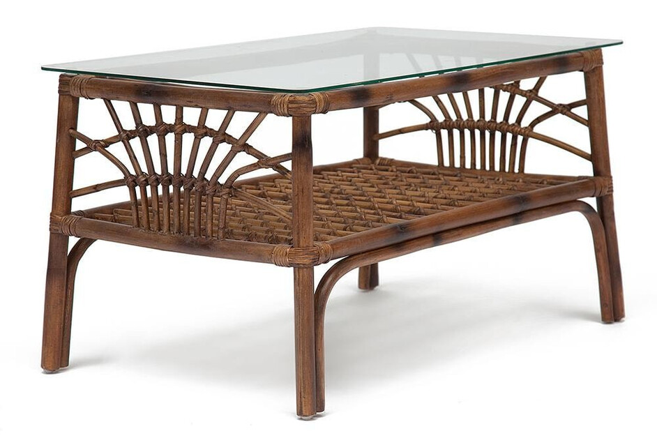 Столик кофейный Secret De Maison Kavanto натуральный ротанг, 83*53*47 см, коричневый античный / Brown Antique