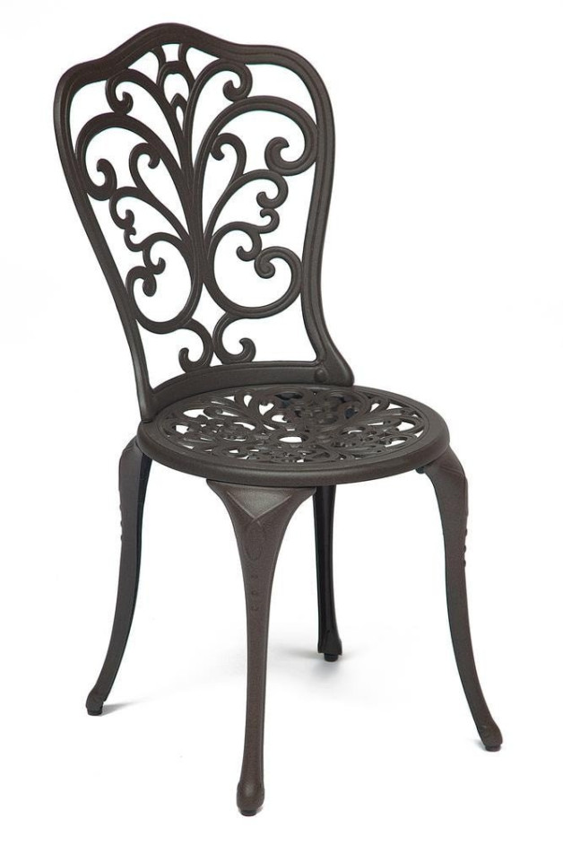 Стул Secret De Maison Mozart алюминиевый сплав, 53х41х89см, бронза/bronze