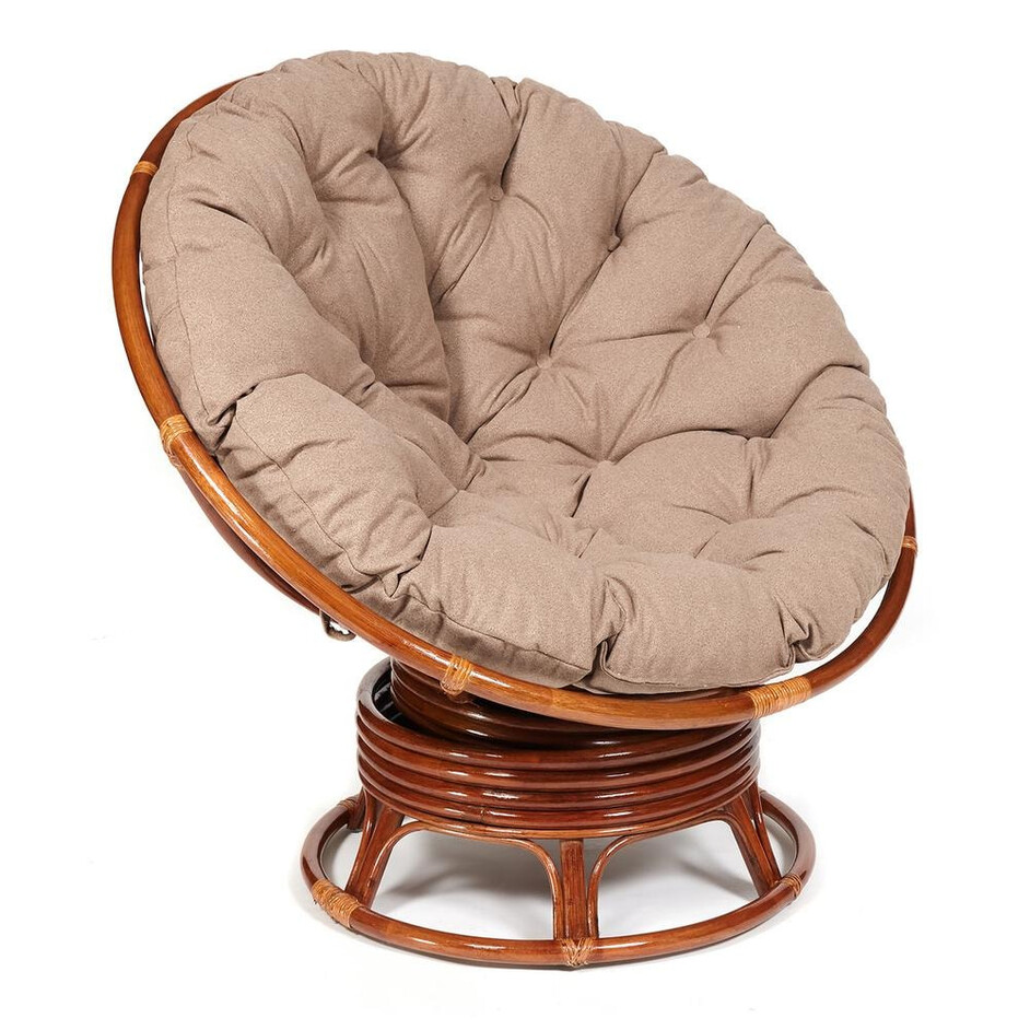 Кресло-качалка "PAPASAN" w 23/01 B / без подушки / Pecan (орех)