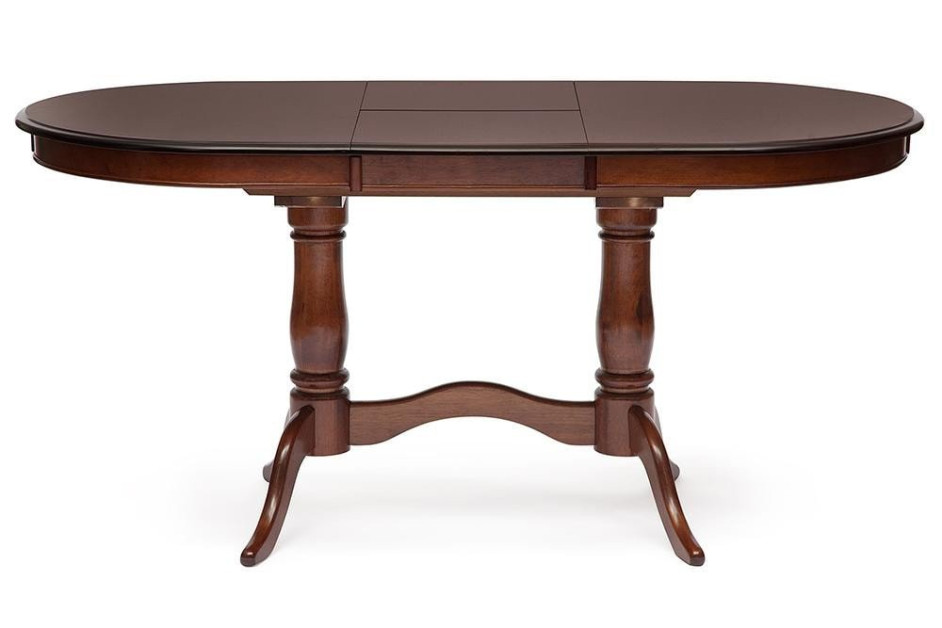 Стол раскладной Eva (EV-T4EX) дерево гевея/мдф, 120+39х80х75см, MAF Brown