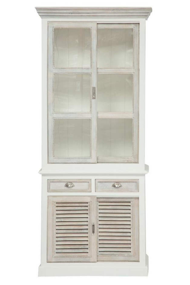 Буфет Secret De Maison RIVIERA ( mod.304410 ) дерево манго, 210х90х45см, Antique white/white wash