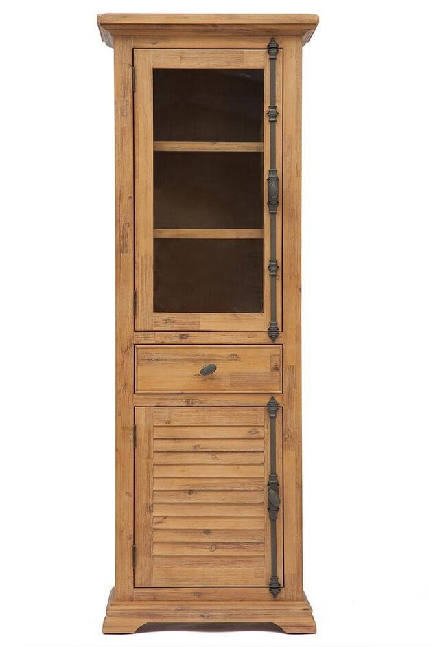 Витрина Secret De Maison AVIGNON ( mod. PRO-L03 ) дерево акация, 195х70х45см, Натуральный (Brushed Ash color)