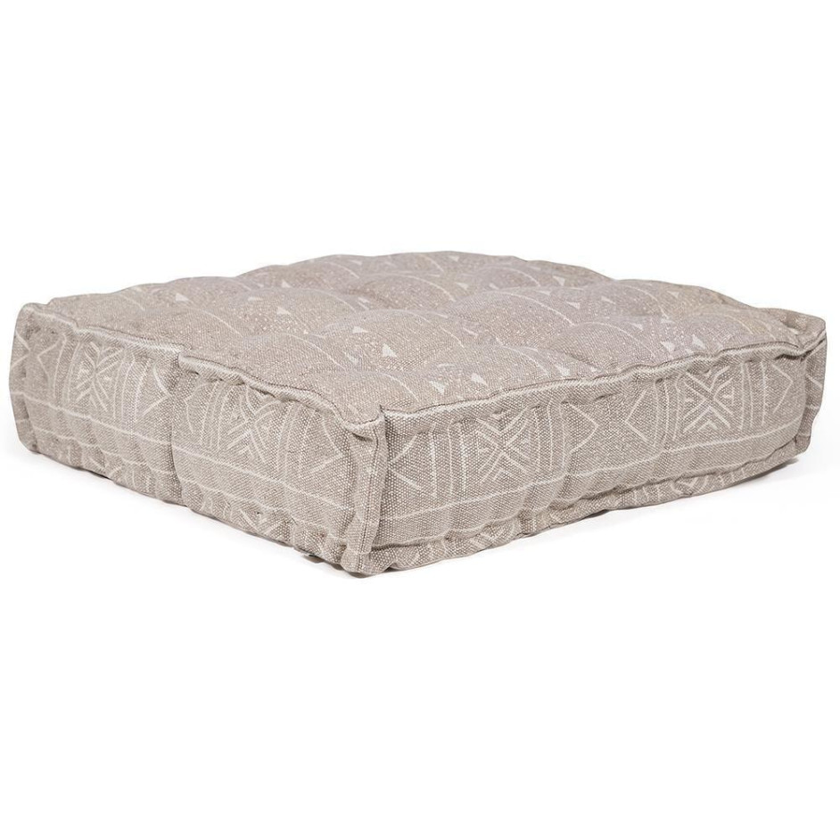 Модуль мягкий  Secret De Maison SILESIA (mod. 10099) cotton Kilim, 80х80х20см, бежевый