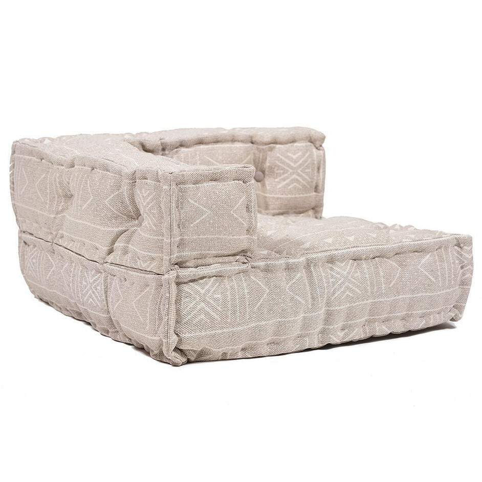 Модуль мягкий угловой  Secret De Maison SILESIA (mod. 10086) cotton Kilim, 80х80х43см, бежевый