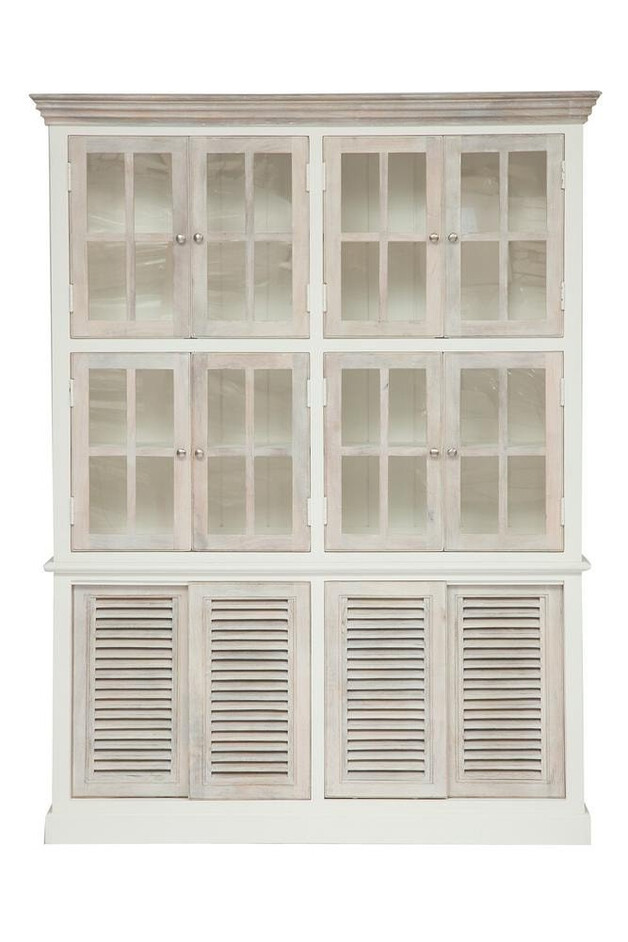 Библиотека Secret De Maison RIVIERA ( mod.2318 ) дерево манго, 160х40х210 см, Antique white/white wash