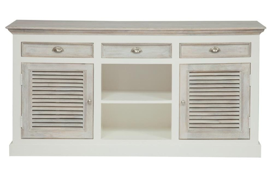 Комод Secret De Maison RIVIERA ( mod.305060 ) дерево манго, 88х175х45см, Antique white/white wash