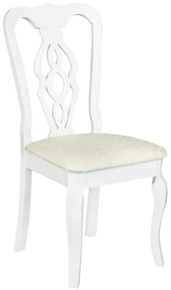 Стул - Афродита/ Aphrodite дерево гевея, 46х54х99см, pure white (белый 2-1)