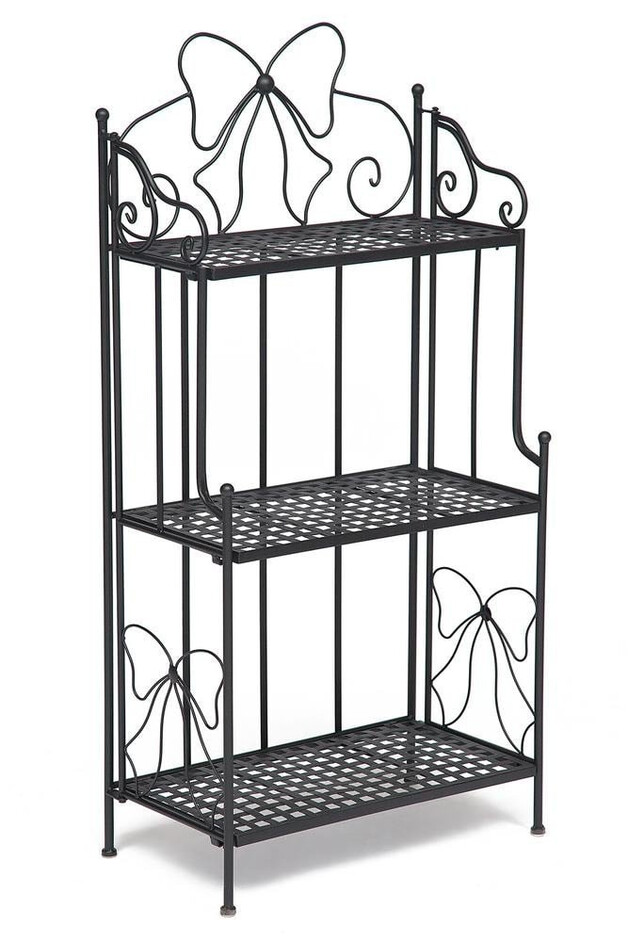 Этажерка Secret De Maison 002 стальной сплав, 59х30х118см, черный