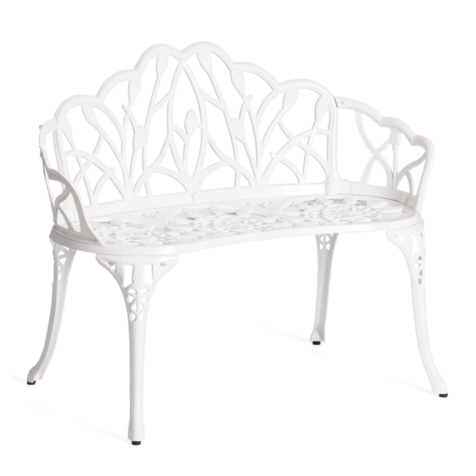 Скамья Secret De Maison Strauss (Штраус) алюминиевый сплав, 99хх56х76см, butter white