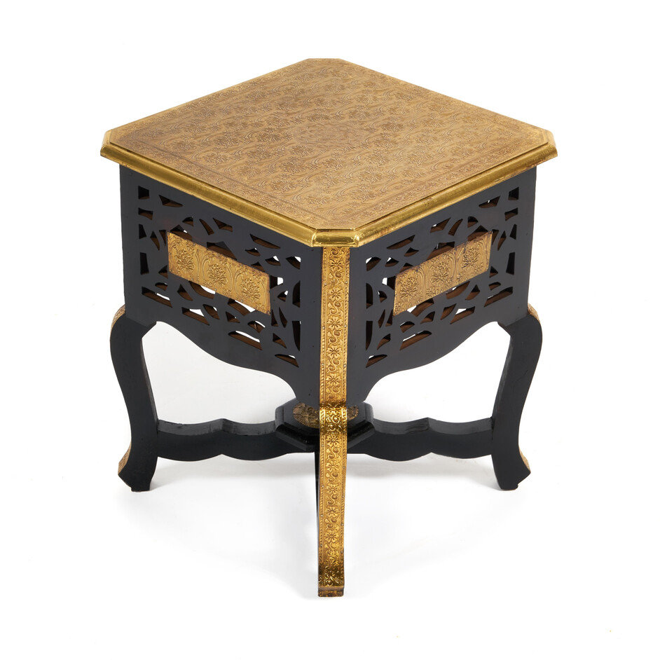 Столик Secret De Maison FUMO ( mod. ND-027) дерево манго, 38x46, этническая роспись