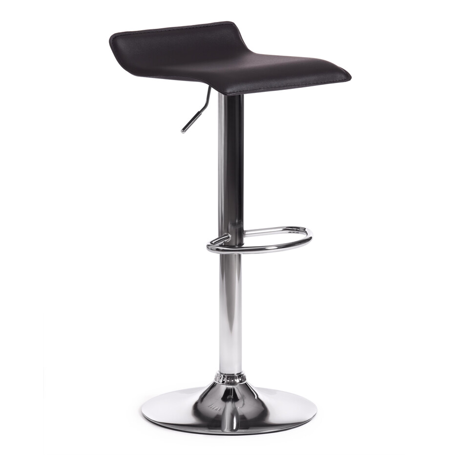 Стул барный KOST (mod. KY509) металл, экокожа, 38*39*63-84 см, черный/хром