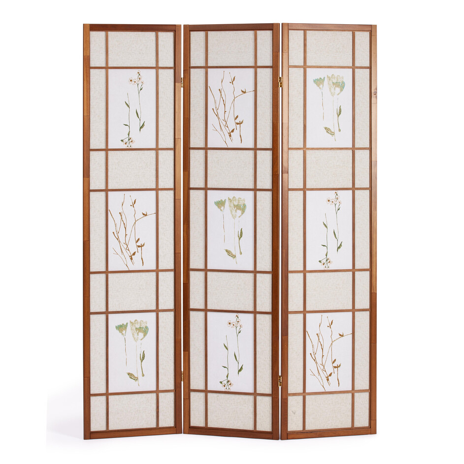 Ширма SN-0018 43,5(x3)*2*178,5 см, walnut (грецкий орех)
