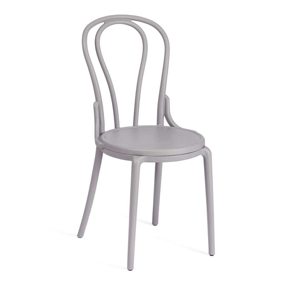 Стул THONET (mod. PL62) пластик, 42 x 52 x 89 см, Grey (Cерый) 09