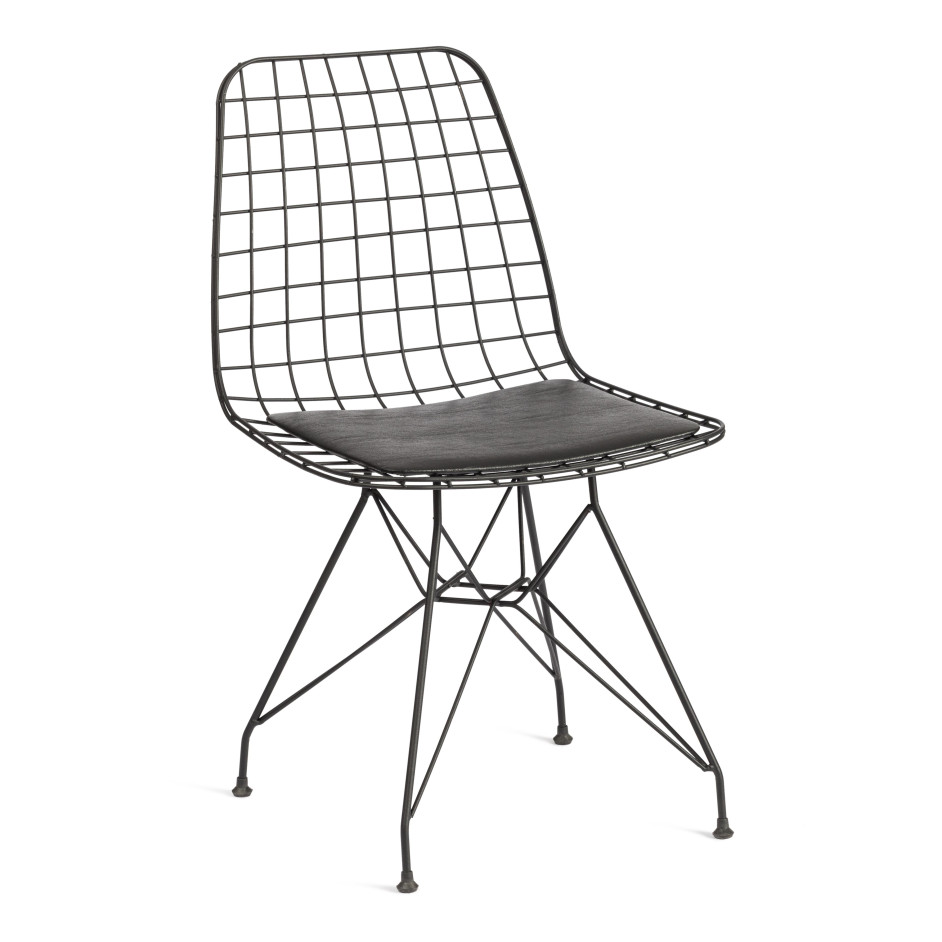 Стул TAVOLA (mod. 271) металл/экокожа,  46 х 47.5 х 84 см, Black (черный)