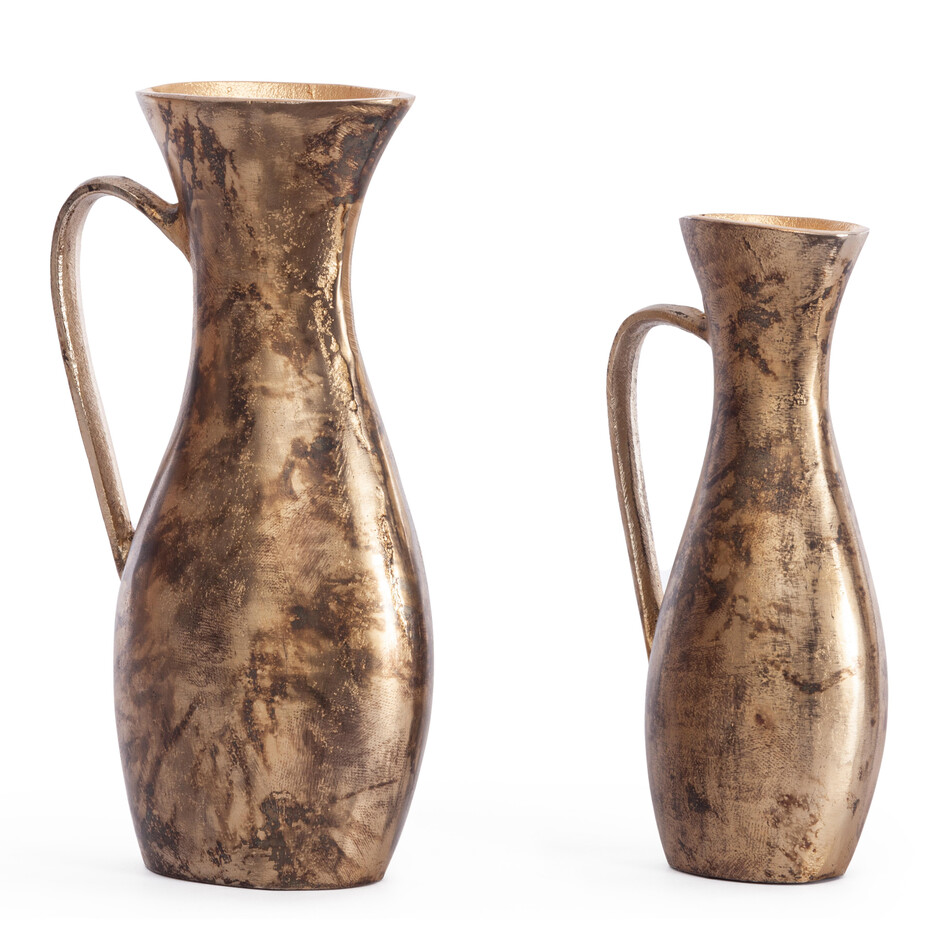 Набор ваз Secret De Maison BUFAMELA ( mod. LS-0227 ) металл: алюминий, золотой, 10 х 15 х 27 см, 12 х 19 х 32 см