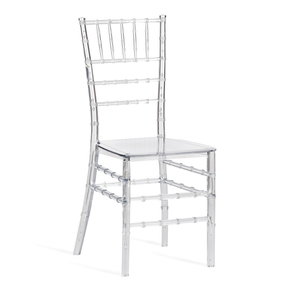 Стул CHAVARI (mod. 101) пластик, 40.5 х 49 х 88.5 см, Transparent (Прозрачный)