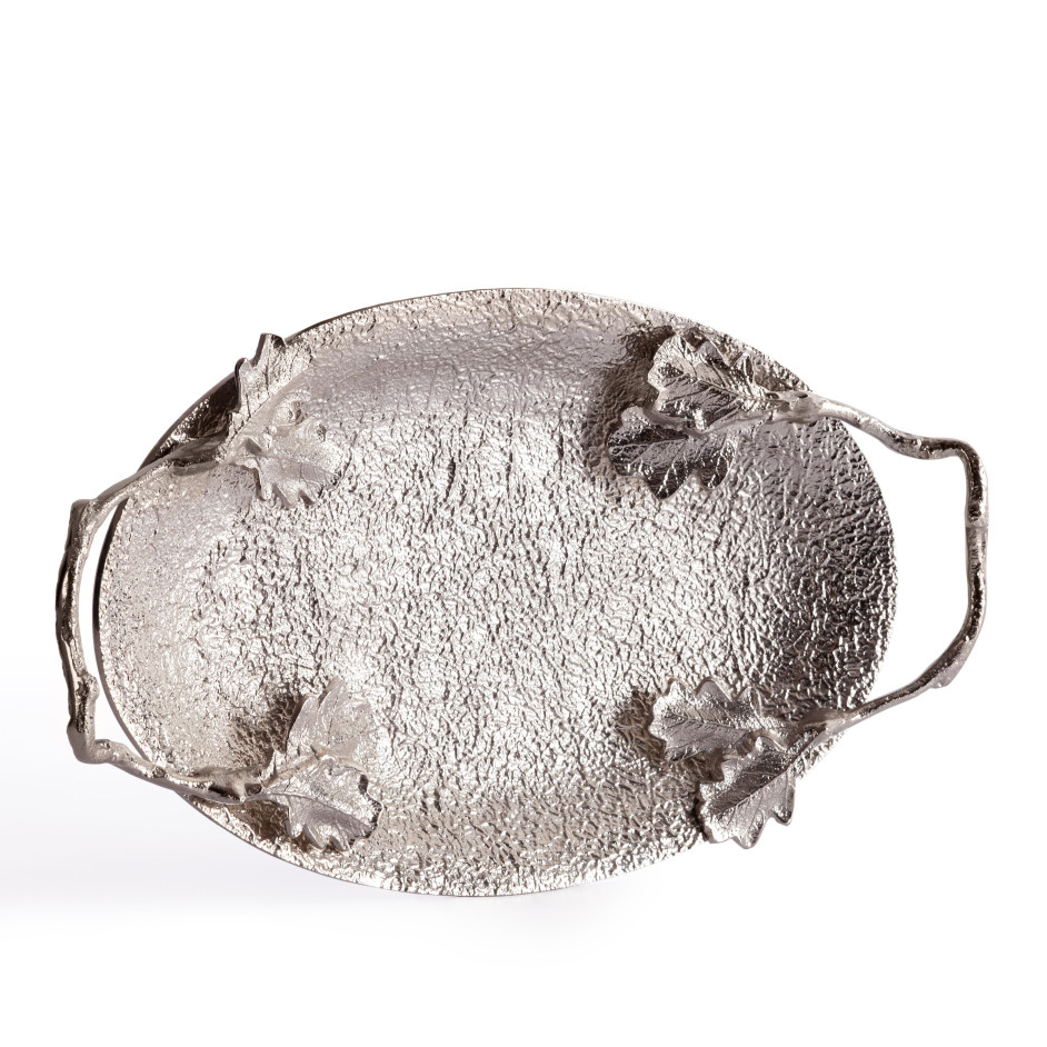 Поднос Secret De Maison MAPLE3 ( mod. 9587 ) алюминиевый сплав, 40,5x23,5x6 см, никель/nickel