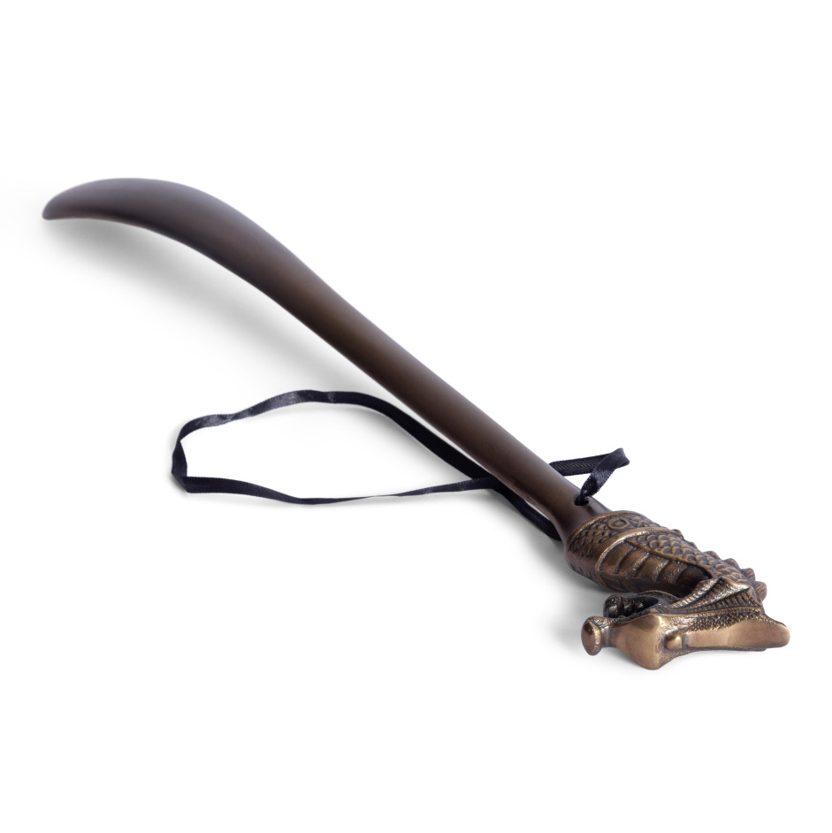 Ложка для обуви Secret De Maison DRAGON2 ( mod. 230-BA ) алюминиевый сплав, 7,5x4,5x51,5 см, латунь/brass antique