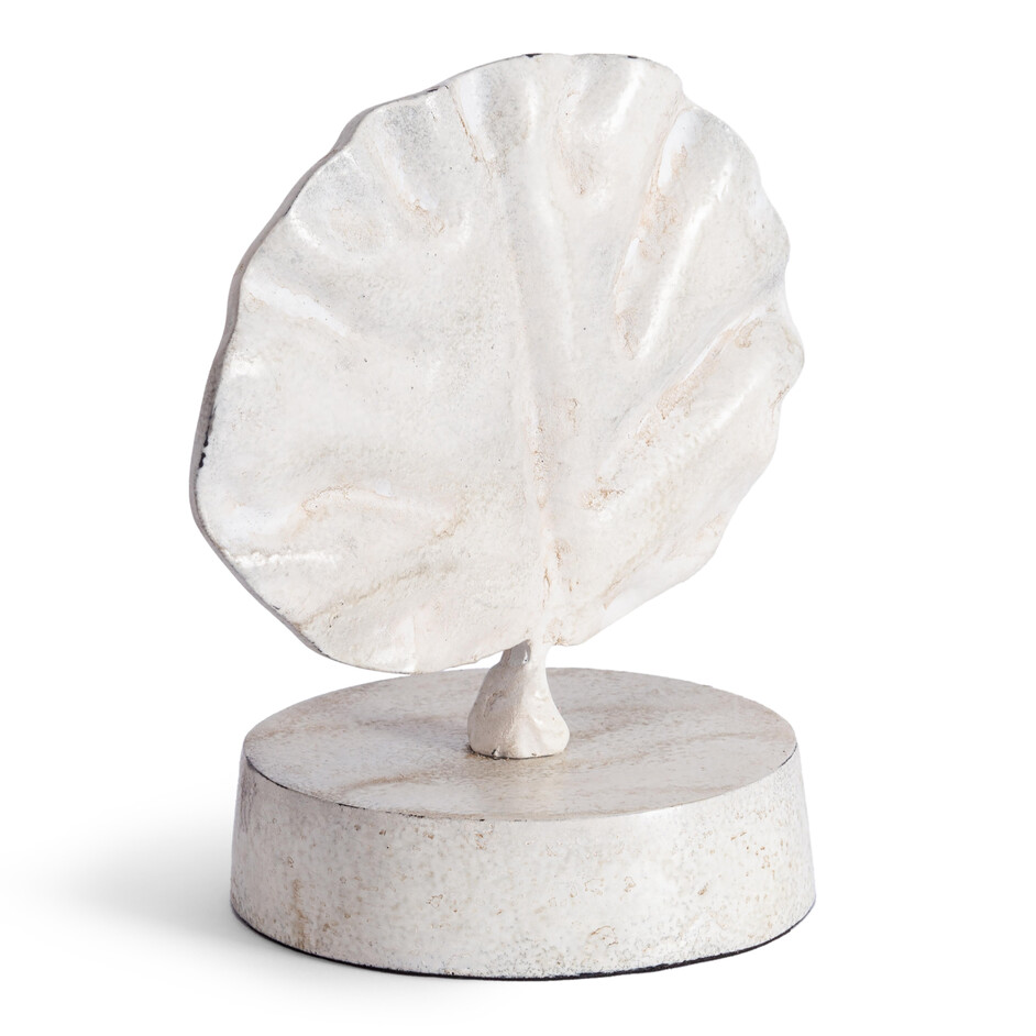 Декор Secret De Maison LEAF4 ( mod. 9762 ) алюминиевый сплав, 14x10x16 см,  белая платина/white antique plating