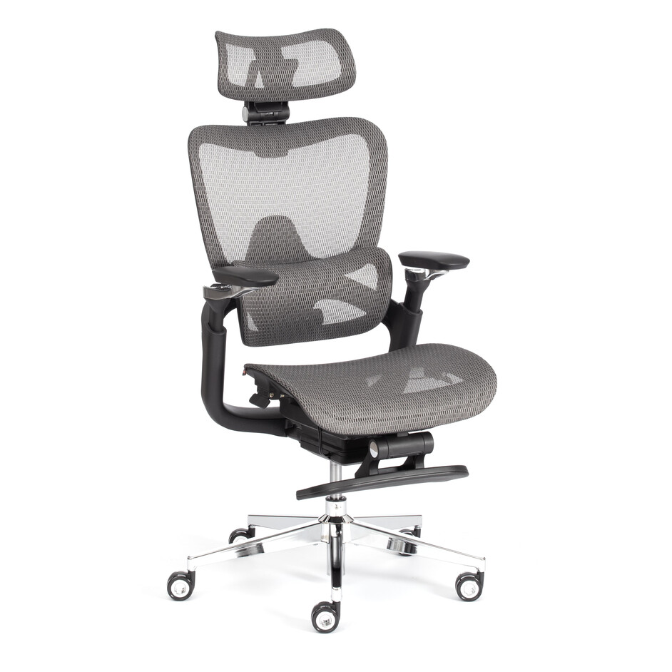 Кресло Sakura сетка, серый