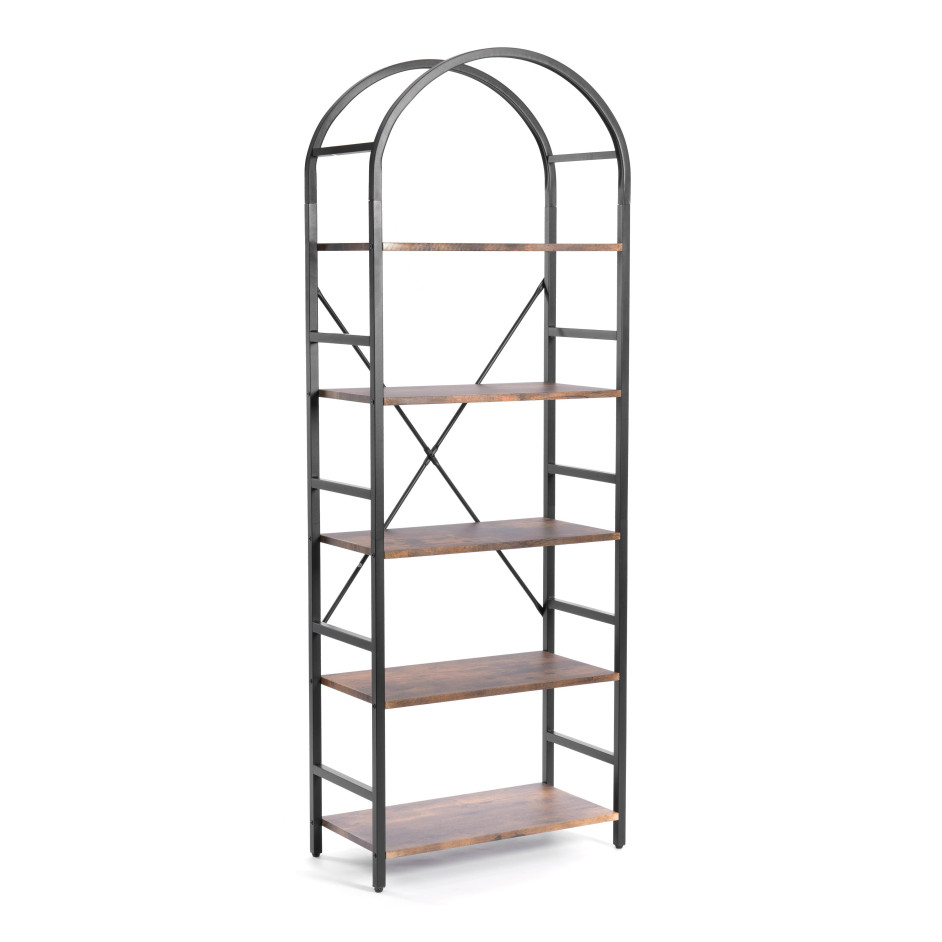 Стеллаж WS-03 60x30x166 см, burnt