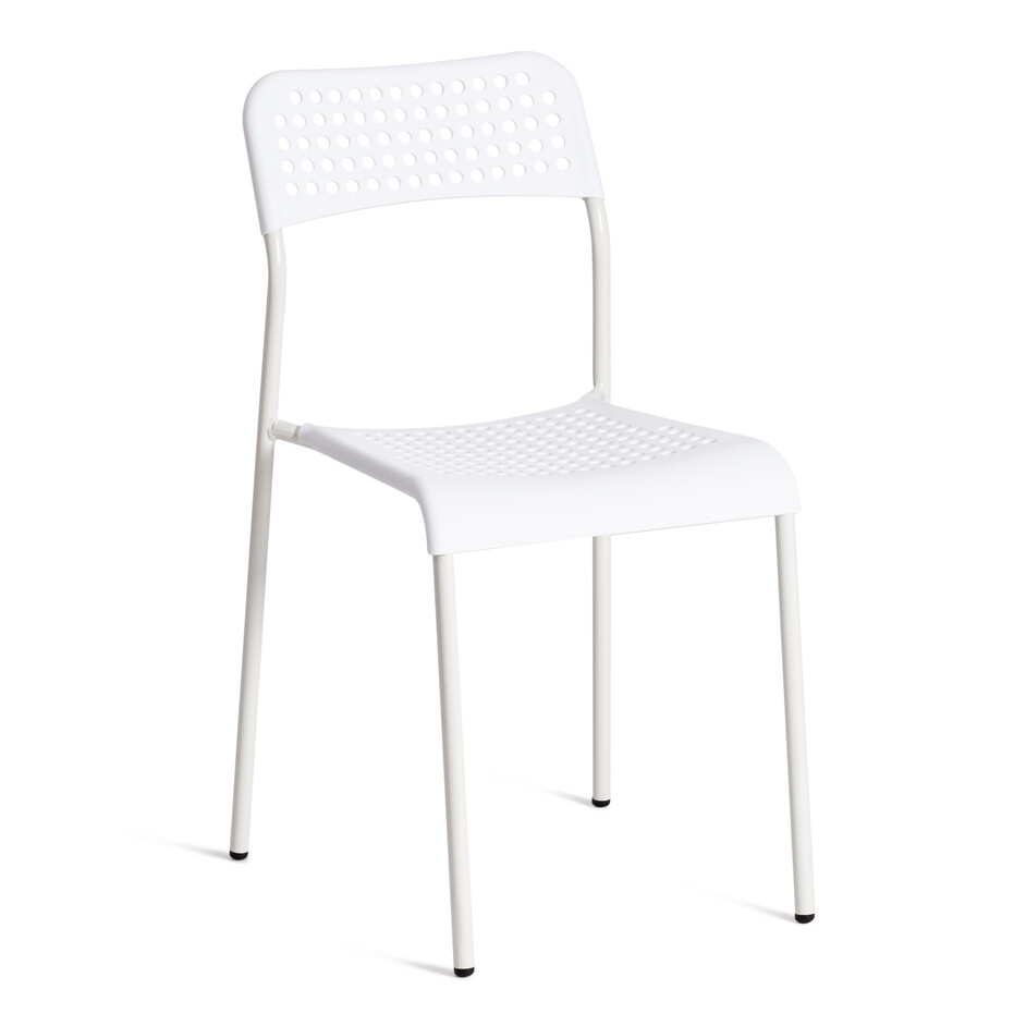 Стул ADDE (mod. C-049) металл/пластик, 39 х 49 х 78 см, White(белый) разборный
