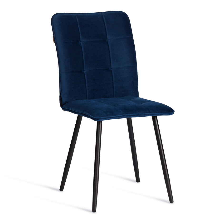 Стул обеденный Bari  LT, велюр, Blue (синий), 41х55х89 см