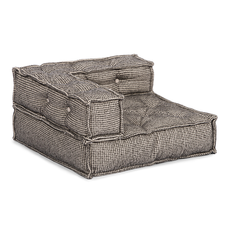 Модуль мягкий угловой Secret De Maison LICI (mod. 10099) шенилл жаккардового плетения, TD Box/02