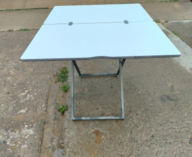 Стол универсальный трансформируемый MERIDIAN МДФ/металл, 85*50*57,5см/ 110,2*85*57,5 см, Белый, основание черное