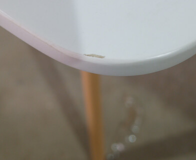 Стол Русто/Rusto (мод.289А) МДФ/металл, 160х90х75см, белый