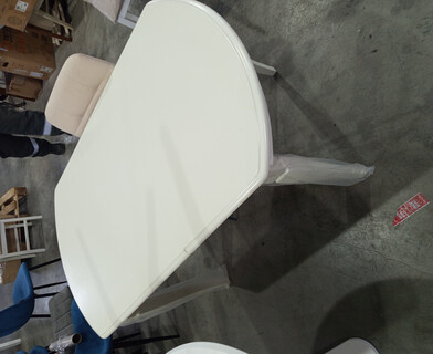 Стол раскладной Модена/Modena (MD-T4EX) дерево гевея/МДФ, 100+29х75х75см, слоновая кость 2-5