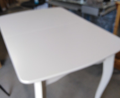 Стол CATERINA PROVENCE бук, мдф, 100+30x70x75 см, Ivory white