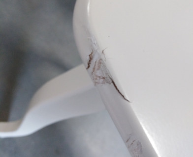 Стол CATERINA PROVENCE бук, мдф, 100+30x70x75 см, Ivory white