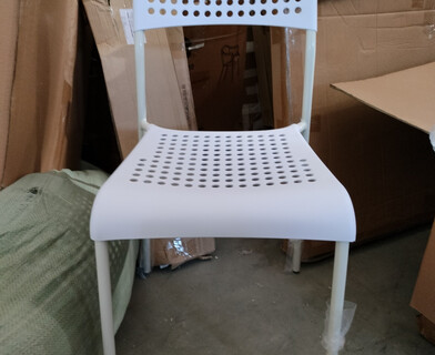 Стул Андромеда/Andromeda дерево гевея, 47х55,5х107см, слоновая кость, ткань коричневая