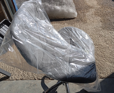 Офисное кресло Recaro (mod.007) / 1 шт. в упаковке металл, вельвет, 45x74+10см, серый (HLR 24)