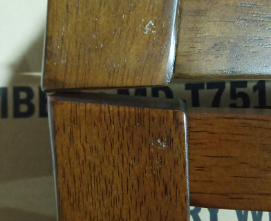 Стул CT 8162 дерево гевея, 52х42х94см, тёмный дуб