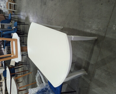 Стол раскладной Модена/Modena (MD-T4EX) дерево гевея/МДФ, 100+29х75х75см, слоновая кость 2-5