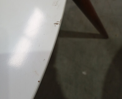 Стол обеденный Вosco/Боско МДФ/бук, D900, белый/коричневый