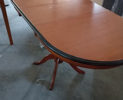 Стол раскладной Солерно/Solerno (ME-T4EX) дерево гевея/МДФ, 70х100+29х75см, коричневый