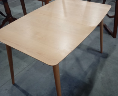 Стол раскладной Pavillion (Павильон) основание бук, столешница мдф, 80x120+40x75см, Натуральный