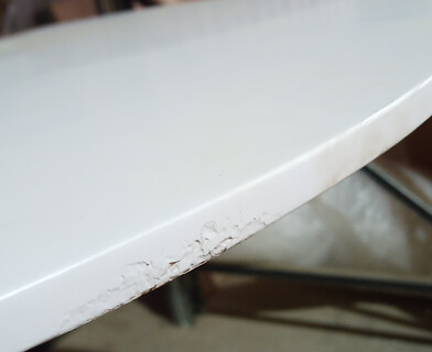 Стол Тулип/Tulip (мод.011) металл, МДФ, белый, Д90х75см