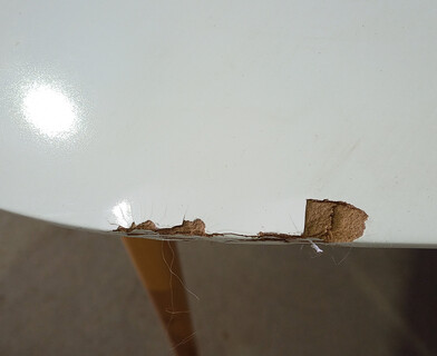 Стол обеденный Макс/Max МДФ/бук, 140х80х75см, белый/натуральный бук