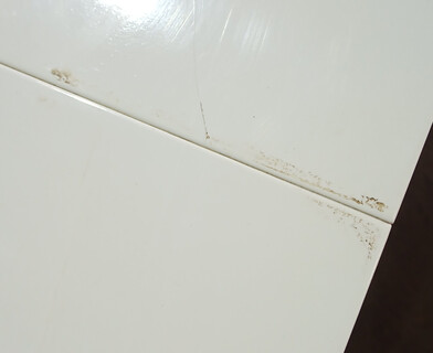 Стол обеденный раскладной Боско/Bosco МДФ/бук, 120+30х80см, белый/натуральный бук