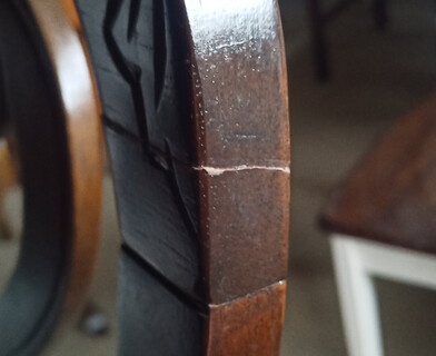 Стул Андромеда/Andromeda дерево гевея, 47х55,5х107см, капучино, ткань коричневая