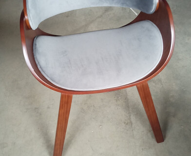 Стул Ландо/Lando (мод.8036) дерево/ткань, 59х53х75см, орех/серый