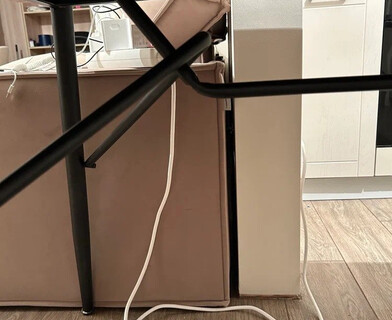 Стол Русто/Rusto (мод.289) МДФ/металл, 160х90х75см, черный/орех 10