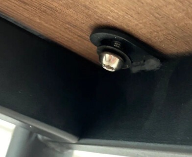 Стол Русто/Rusto (мод.289) МДФ/металл, 160х90х75см, черный/орех 10