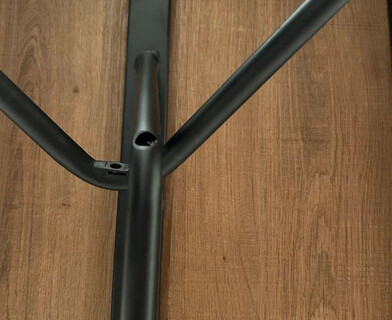 Стол Русто/Rusto (мод.289) МДФ/металл, 160х90х75см, черный/орех 10