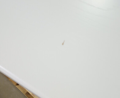 Стол Мосс/Moss раздвижной бук, МДФ, белый,110-140х68х75см