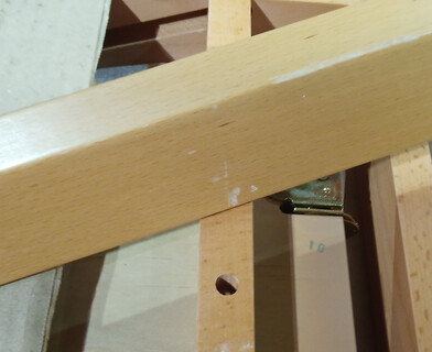 Стол раскладной Ваку/VAKU МДФ/бук, 80х120+40х75см, натуральный